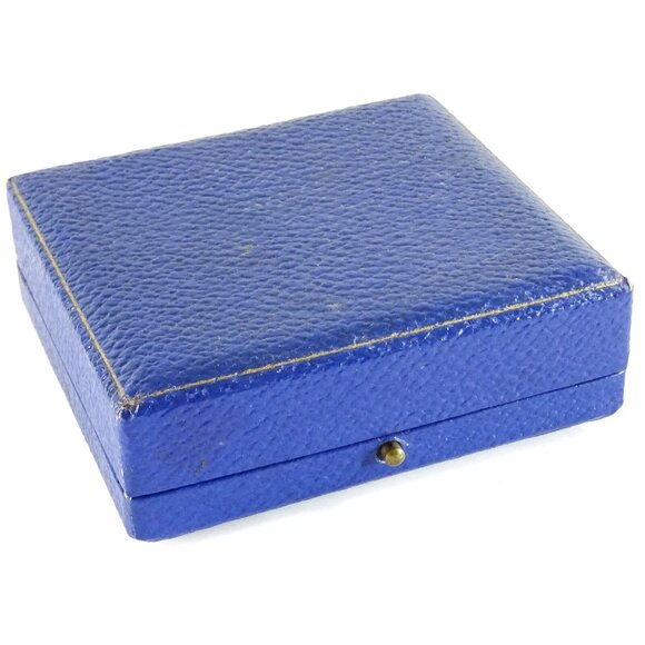 Vintage Faux Leather Cufflinks Set with Tie Bar Loose Chain Link Cuff Links - Picture 2 of 5